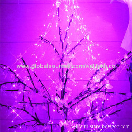LED Christmas Tree Light with Pink Color, CE, RoHS Marks